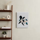 "Botanical Series #4" - Art Print in Dark blue by Caryn Owen - In a Room