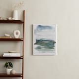"ocean landscape" - Art Print in sea green by Kelly Witmer - In a Room
