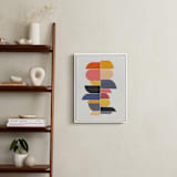 "summer totem" - Art Print in retro summer by Chris Rossi - In a Room