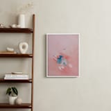 "Soft Coral" - Art Print in Soft Coral by Caryn Owen - In a Room