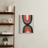 "Connections" - Art Print in White by Celeste Duffy - In a Room