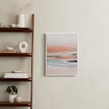 "Make Waves" - Art Print in Salmon by Jen Florentine - In a Room