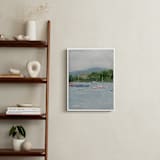 "Coastal Calm" - Art Print in Sea blue by Arohika Verma - In a Room