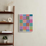 "Not your average checkers" - Art Print in Rainbow by Ashes and Ivy Studio - In a Room