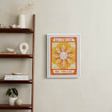 "Soleil Sun Tarot" - Art Print in Sunny Orange by Sabrina Excene - In a Room