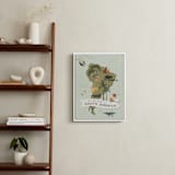 "Animals of South America" - Art Print in Moss by Kamala Nahas - In a Room