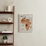 "animals of africa" - Art Print in Camel by Kamala Nahas - In a Room