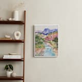 "Desert In Bloom" - Art Print in Desert Bloom by AlisonJerry - In a Room