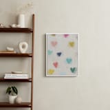 "Our Hearts" - Art Print in Cream Puff by Yaling Hou Suzuki - In a Room