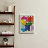 "Rainbow Paper" - Art Print in Rainbow by Krissy Callahan - In a Room