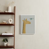 "My Jungle Friends 3" - Art Print in Golden by Anequ Studio - In a Room