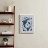 "Sea Spirits 1" - Art Print in Ocean by Corrina Reid - In a Room