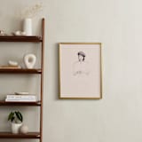 "Minimalist Woman" - Art Print in Cream by Marta Crea - In a Room