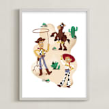 "Woody's Roundup" - Art Print in Desert by Katie Zimpel - Framed