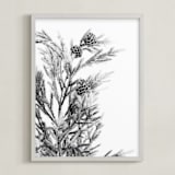 "wild green" - Art Print in ink by Baumbirdy - Framed