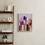 "Tall Order" - Art Print in Aubergine by melanie mikecz - In a Room