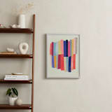 "Barred" - Art Print in White by melanie mikecz - In a Room