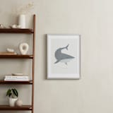 "Shark Fin" - Art Print in steel by Karidy Walker - In a Room