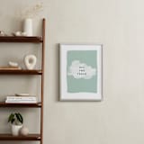 "all the feels" - Art Print in aqua by Lindsay Stetson Thompson - In a Room