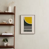 "Kirigami 8" - Art Print in Sunflower by Yohaku Oshima - In a Room