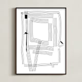 "Path of Life" - Art Print in Blackest Ink by Kisco Print Shop - Framed