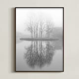 "Real Reflections" - Art Print in Mist by Massimiliano Massimo Borelli - Framed