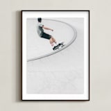 "Saint Skate 01" - Art Print in Slate by Asha Nahas - Framed