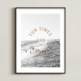 "tan lines" - Art Print in tan by Lindsay Stetson Thompson - Framed