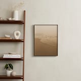 "Water Curves" - Art Print in smokey beach by Katie Buckman - In a Room