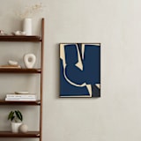 "Still III" - Art Print in Indigo by Deborah Velasquez - In a Room