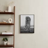 "Standing Stones III" - Art Print in Black and White by Kamala Nahas - In a Room