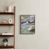 "Broken Perfection" - Art Print in Storm Blue by Jill Myer - In a Room