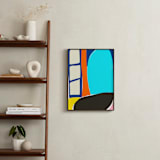 "Uninhibited" - Art Print in Aquarium by Beth Vassalo - In a Room