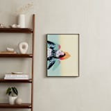 "New Life" - Art Print in Light Aqua by The Savage Label - In a Room