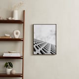 "Obtuse I" - Art Print in slate by Kamala Nahas - In a Room