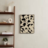 "Shaped" - Art Print in Noir by Beth Vassalo - In a Room