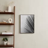 "Palm leaves 1" - Art Print in black and white by Eliane Lamb - In a Room