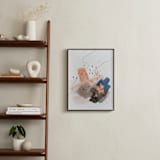 "Divide #1" - Art Print in Pacific Blue by Christine Olmstead - In a Room