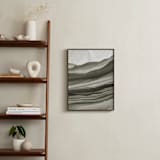 "Stratum" - Art Print in Charcoal by Shannon Kohn - In a Room