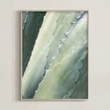 "Botanical II" - Art Print in Aloe Green by Whitley Williams - Framed