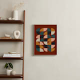 "Autumn" - Art Print in Maroon by Beth Vassalo - In a Room