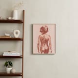 "Walking Ahead" - Art Print in Blush by Jenny Partrite - In a Room