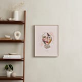 "The Sum of Its Parts" - Art Print in Rouge by Kristen Smith - In a Room