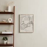 "Random Land I" - Art Print in Ivory Black by Catilustre - In a Room