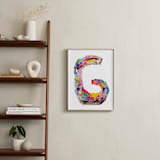 "Collage letter G" - Art Print in granita by Kiana Lee - In a Room