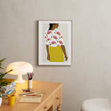 "Camila" - Art Print in Mustard by Jenna Skead - In a Room
