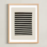 "True Stripes 2" - Art Print in Zebra by Kamala Nahas - Framed