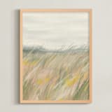 "Dune" - Art Print in Ocean by Anne Ciotola - Framed