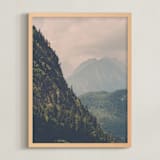 "The Other View" - Art Print in Evergreen by Melissa Walls - Framed