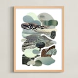 "A Sense of Calm" - Art Print in Sea Glass by Field and Sky - Framed